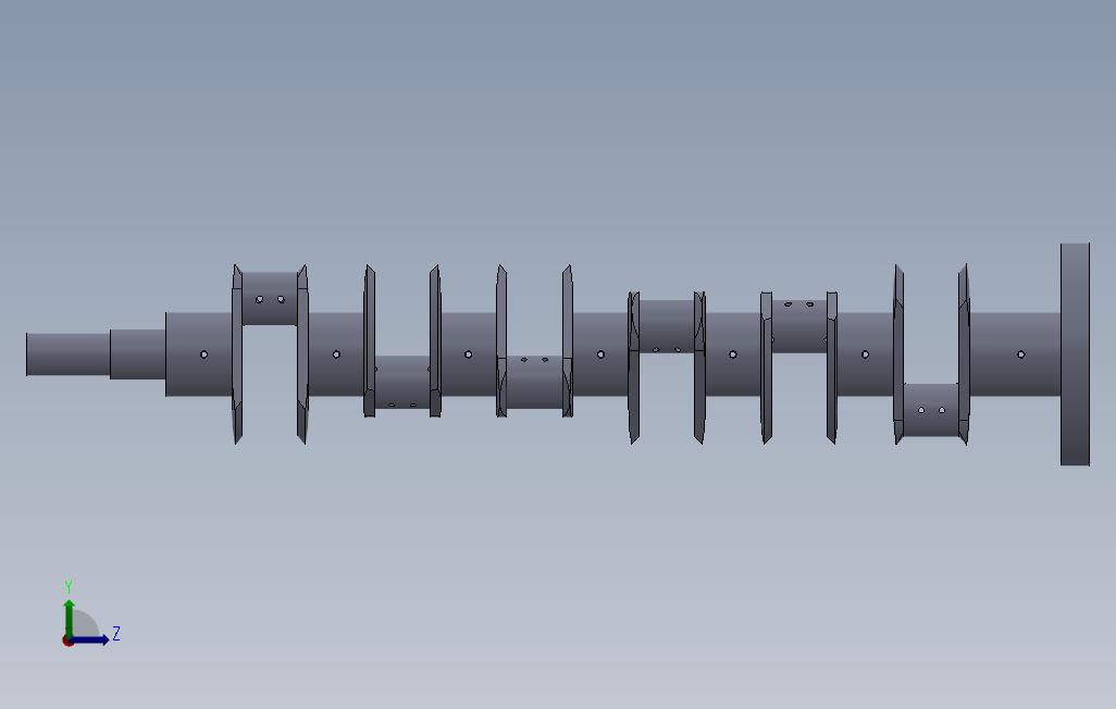 曲轴V12发动机 SOLIDWORKS 2014 模型图纸免费下载 懒石网