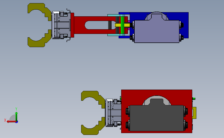 气动重型抓取机器人sw18可编辑 SOLIDWORKS 2018 模型图纸下载 懒石网