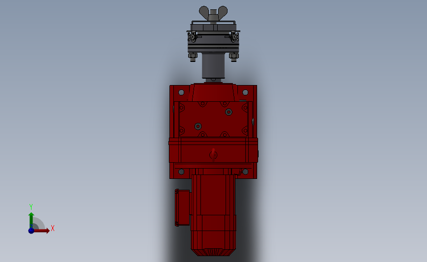 减速涡轮泵设计模型 SOLIDWORKS 2010 模型图纸下载 懒石网