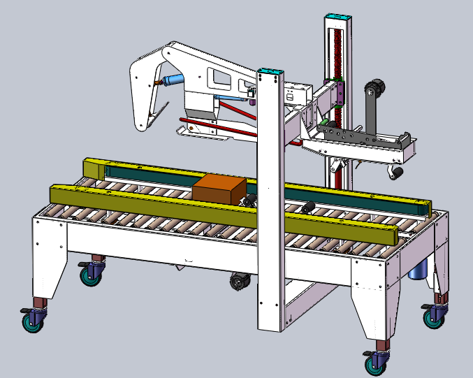 全自动折边封口机 SOLIDWORKS 2013 模型图纸下载 懒石网