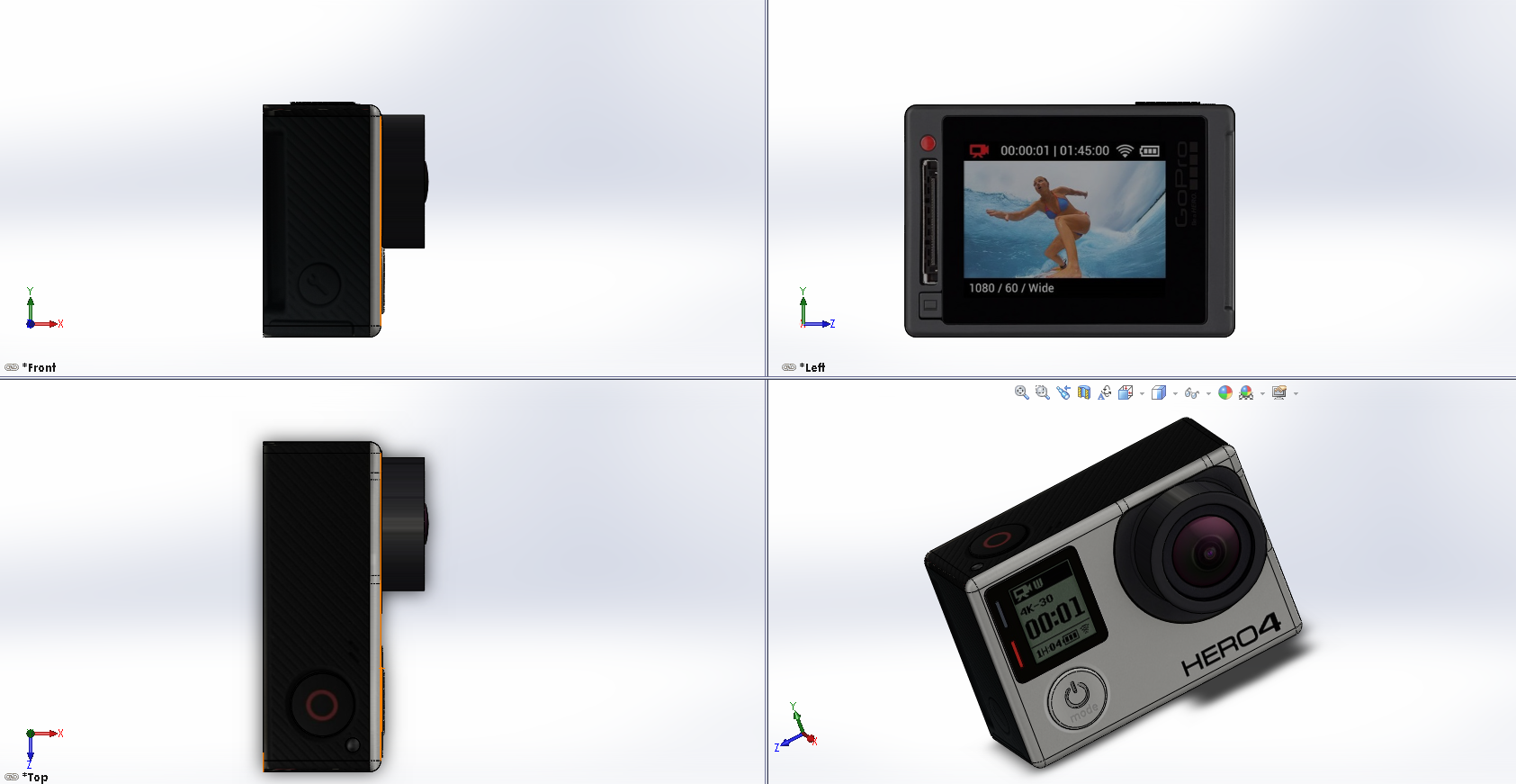 Gopro Hero Solidworks