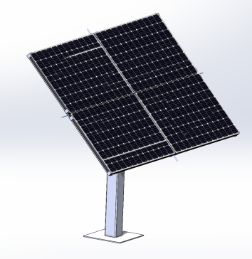 太阳能板 SOLIDWORKS 2020 模型图纸下载 懒石网