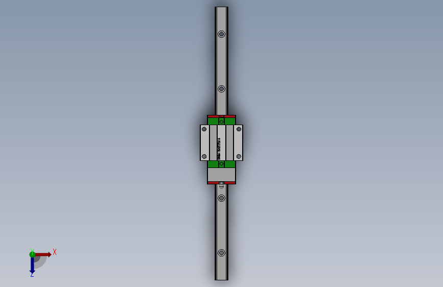 上银直线导轨线性滑轨QHW CBQHW HB QHW15CBE1R300EZ0CIE2RC SOLIDWORKS 2018 模型图纸