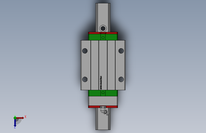 上银直线导轨线性滑轨HGW CAHGW HA HGW25HAE1R200EZ0CIE2RC SOLIDWORKS 2018 模型图纸