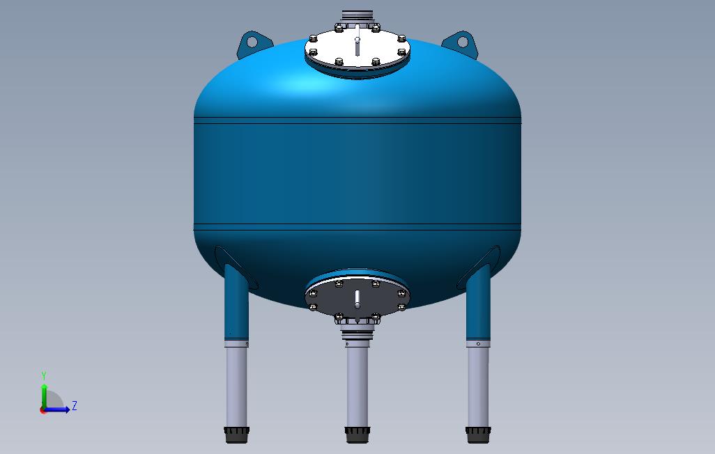 浅层砂过滤器 左侧视图