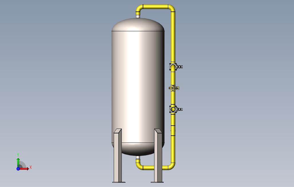 砂滤器D500 正面视图