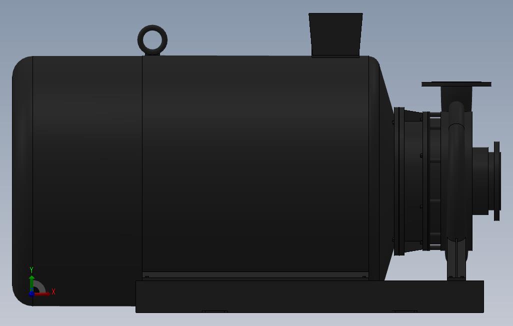 南方泵NIS，NISF泵外形（125-100-315）110kW-2极