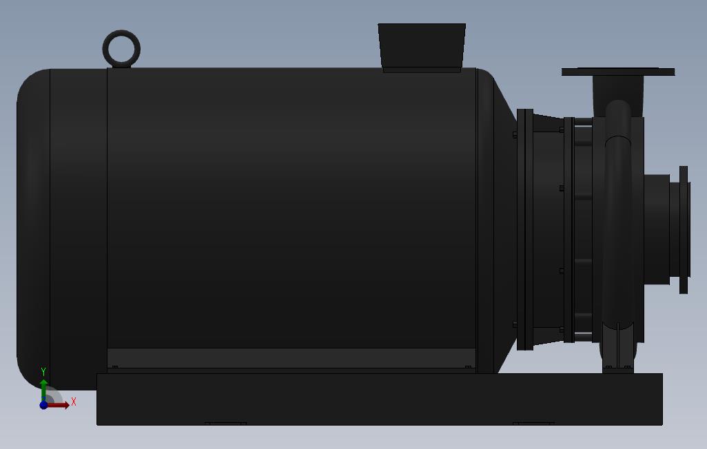南方泵NIS,NISF泵外形(125-100-315)90kW-2极