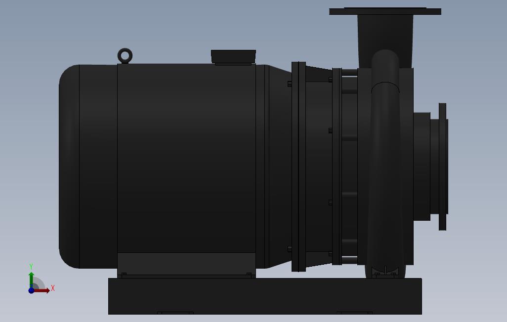 南方泵NIS,NISF泵外形(150-125-250)11kW-4极