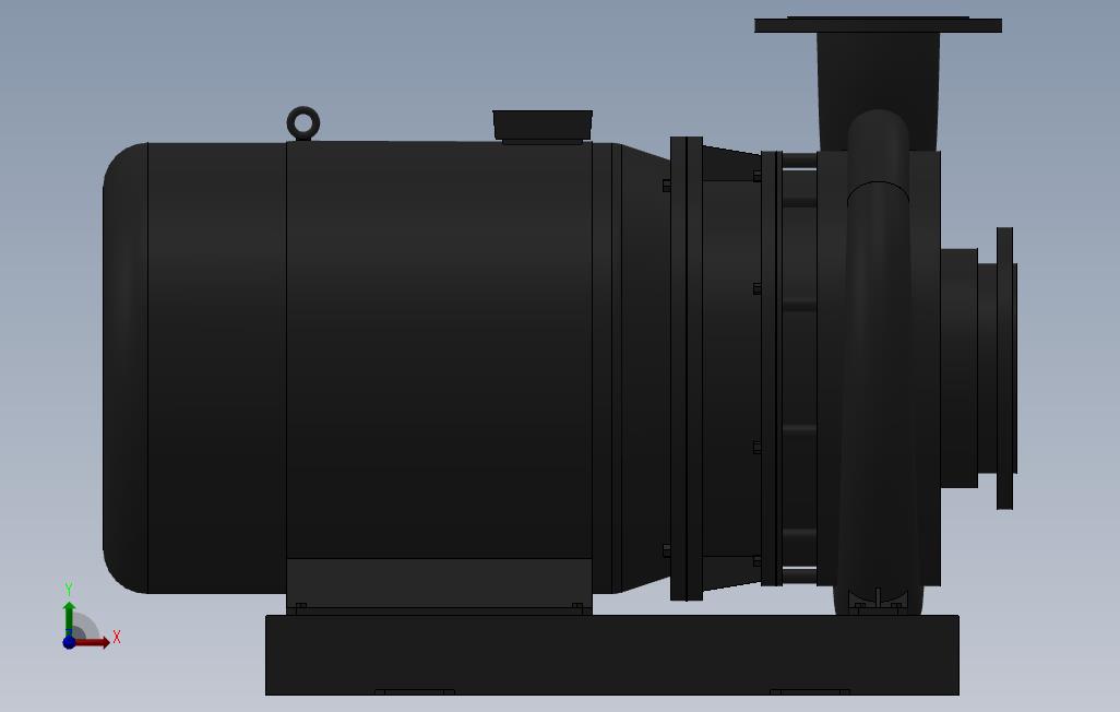 南方泵NIS,NISF泵外形(150-125-250)15kW-4极