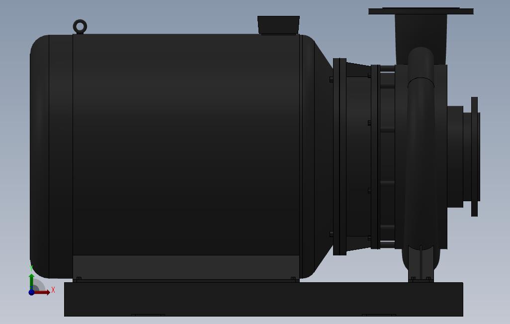 南方泵NIS,NISF泵外形(150-125-315)37kW-4极