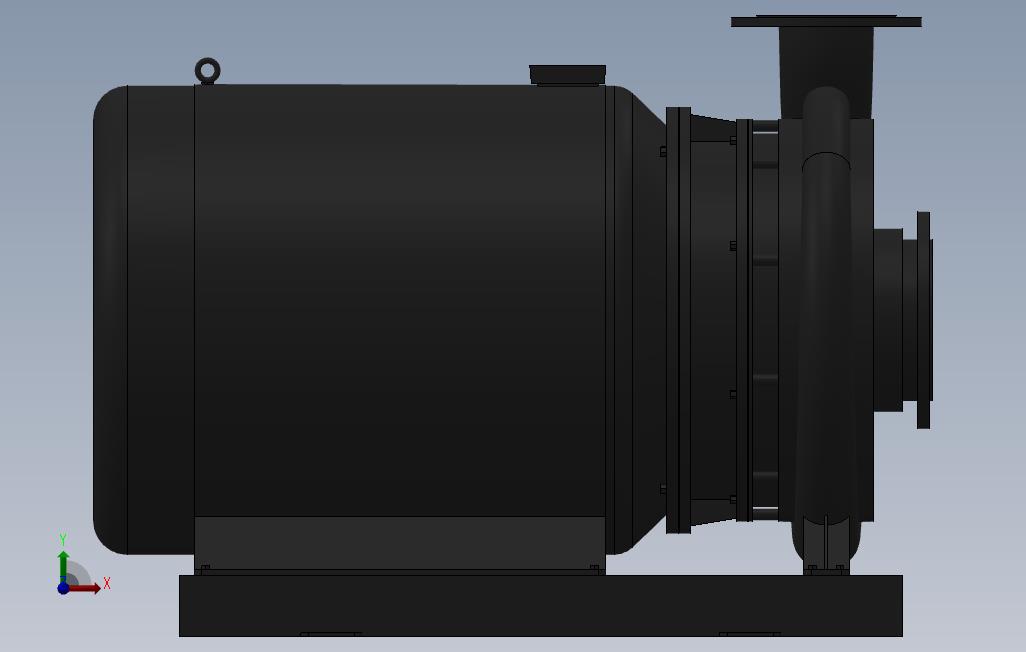 南方泵NIS,NISF泵外形(150-125-400)45kW-4极