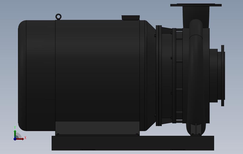 南方泵NIS，NISF泵外形（200-150-315）45kW-4极