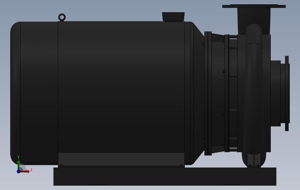 南方泵NIS，NISF泵外形（200-150-315）55kW-4极