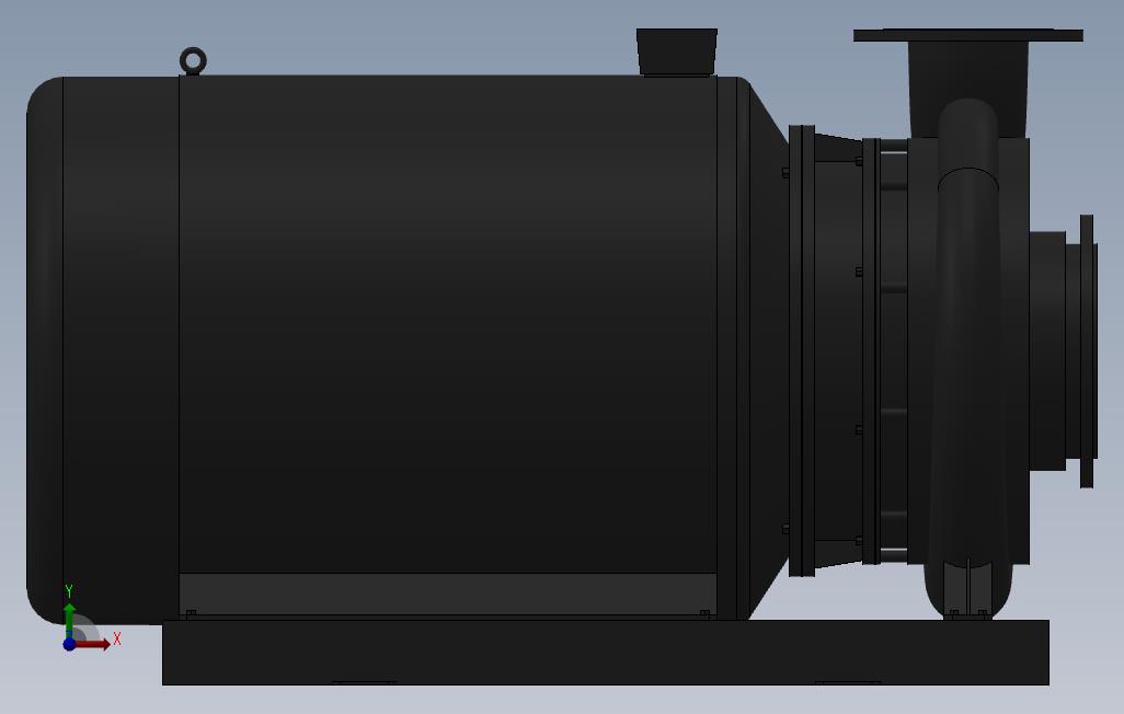 南方泵NIS，NISF泵外形（200-150-315）75kW-4极
