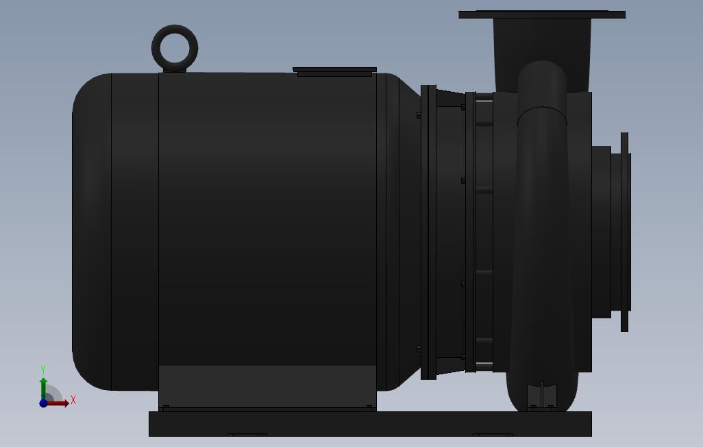 南方泵NIS，NISF泵外形（250-200-315）37kW-4极