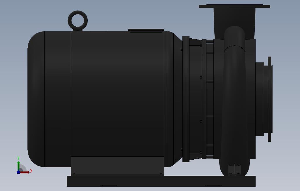 南方泵NIS，NISF泵外形（250-200-315）45kW-4极