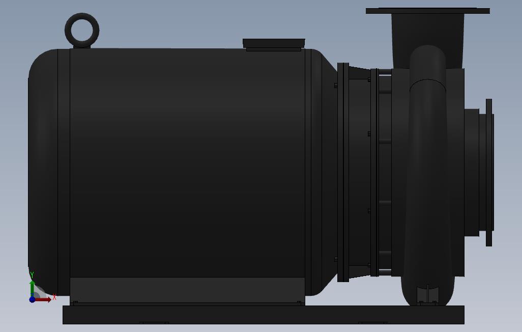 南方泵NIS，NISF泵外形（250-200-315）55kW-4极