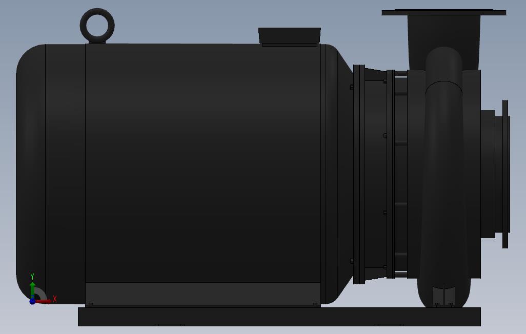 南方泵NIS,NISF泵外形(250-200-315)75kW-4极