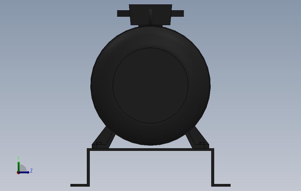 南方泵NIS,NISF泵外形(50-32-160)3kW-2极 左侧视图