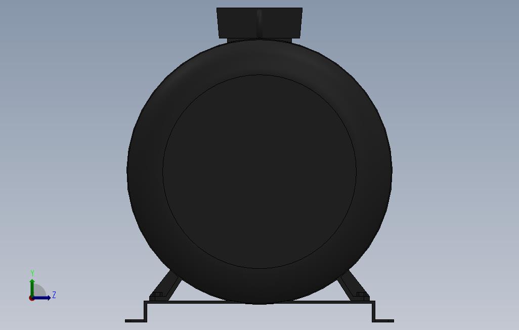 南方泵NIS,NISF泵外形(80-50-250)30kW-2极 左侧视图