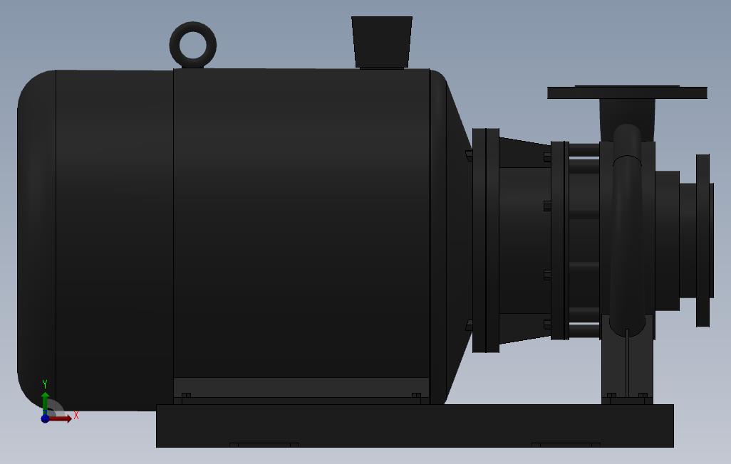 南方泵NIS,NISF泵外形(80-65-160)15kW-2极