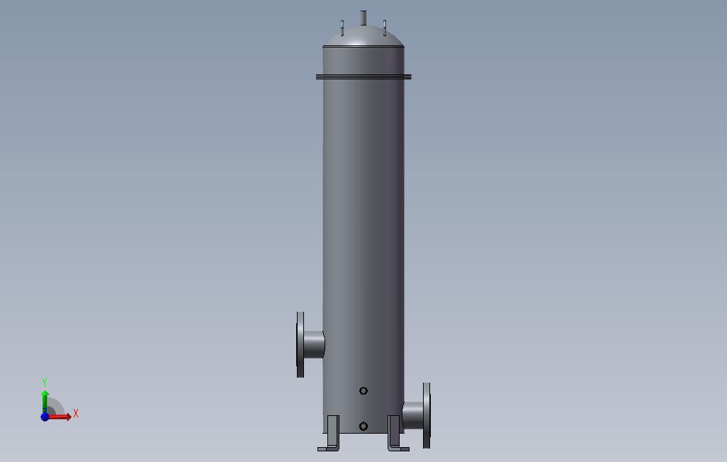 保安过滤器D230x1000 正面视图