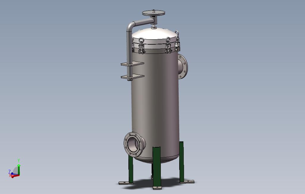 一级保安过滤器D500X1000(5芯) 主视图