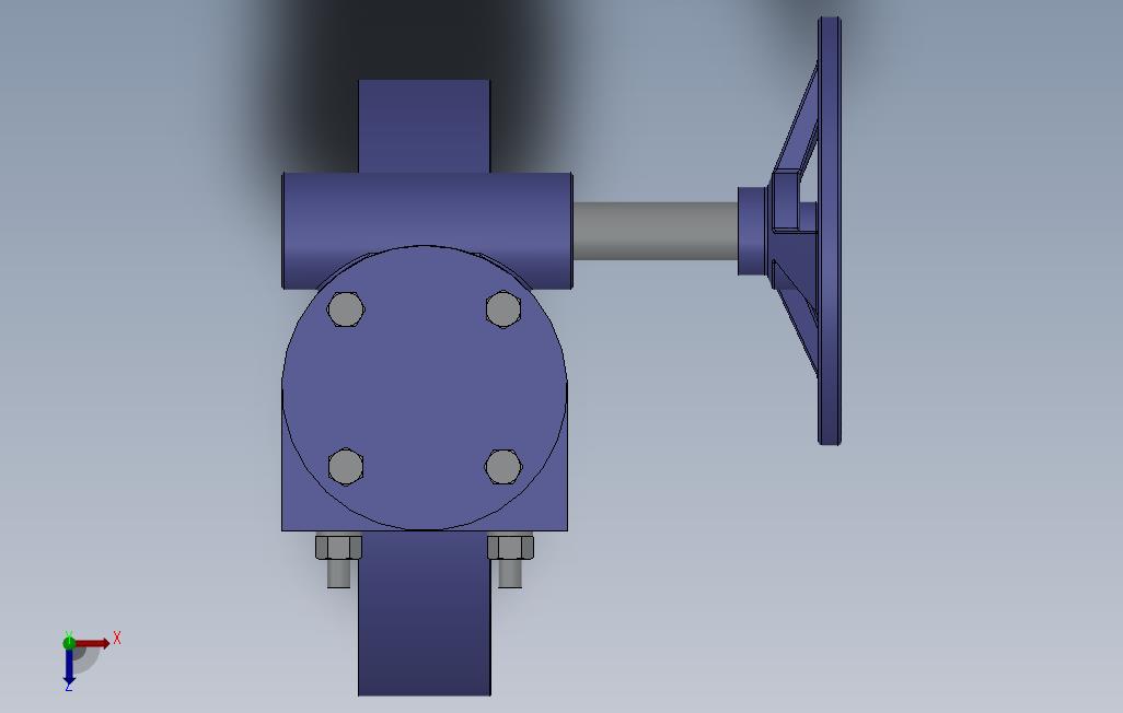 涡轮蝶阀DN450_SOLIDWORKS 2017_模型图纸免费下载 – 懒石网