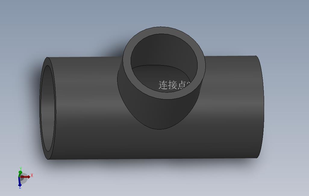 U-PVC异径三通DN25-DN20