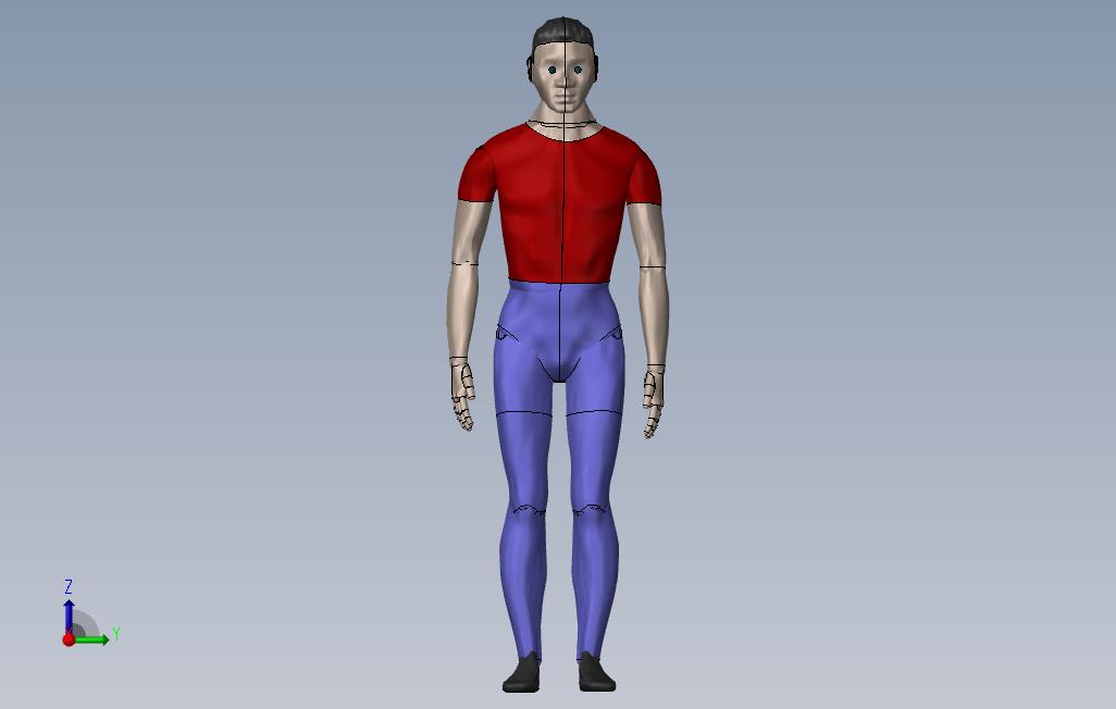 人_SOLIDWORKS 2010_模型图纸免费下载 – 懒石网