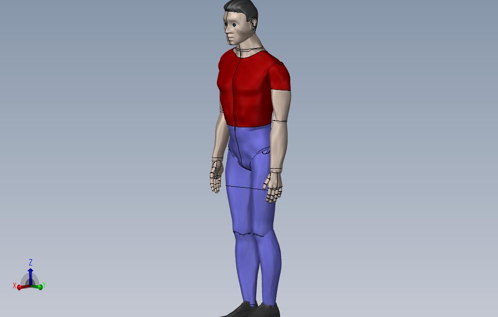 人_SOLIDWORKS 2010_模型图纸免费下载 – 懒石网