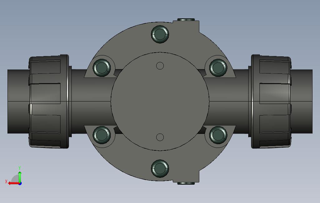 斯德宝DMV755PVC-EPDM-DN40 背面视图