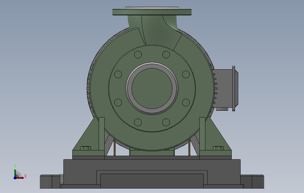 天马IHT化工泵[IHT100-80-160]_SOLIDWORKS 2018_模型图纸下载 – 懒石网