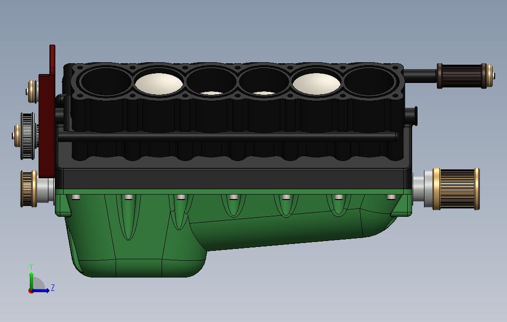 218年Solidworks中的V12发动机设计和装配_SOLIDWORKS 2018_模型图纸下载 – 懒石网