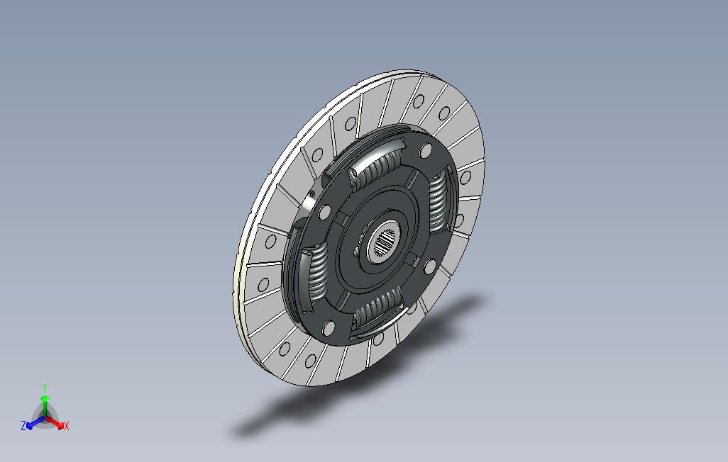 clutch离合器模型3D图纸STP格式