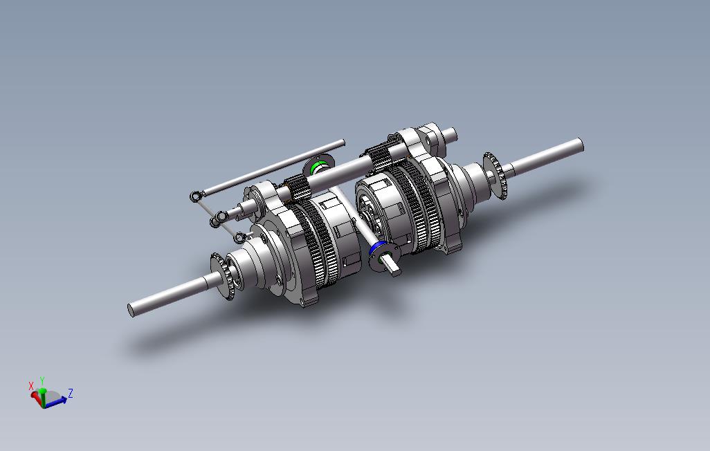 双离合器三维建模图纸3D模型图纸SolidWorks设计