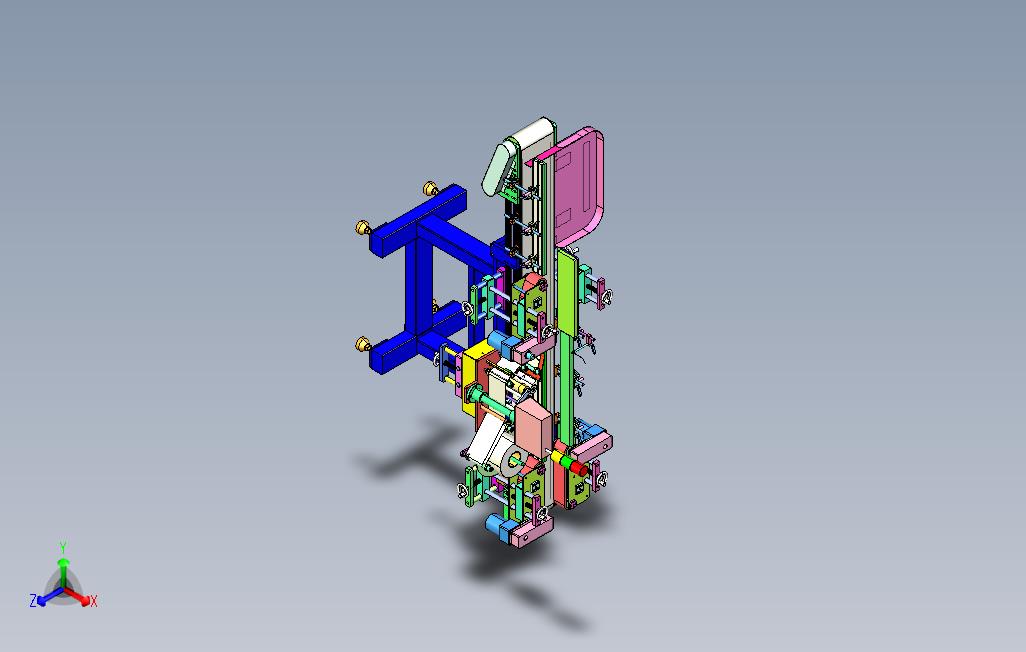 贴胶膜机3D