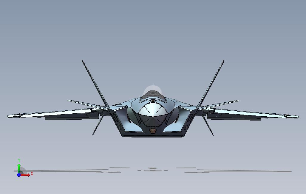 PLAAF-J2隐形战斗机模型