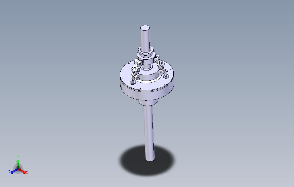 多片式离合器总成3D模型Catia设计