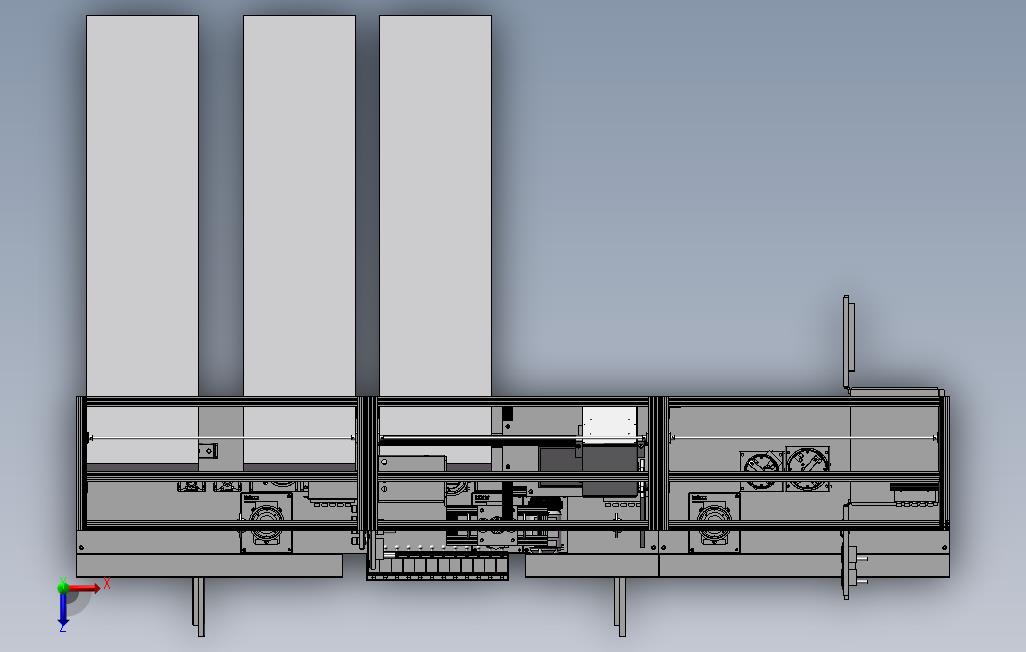 离合器装配线3D模型图纸Solidworks设计 俯视图