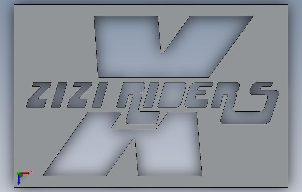 XZIZI车手激光切割标志-由M.JanisLavoie要求