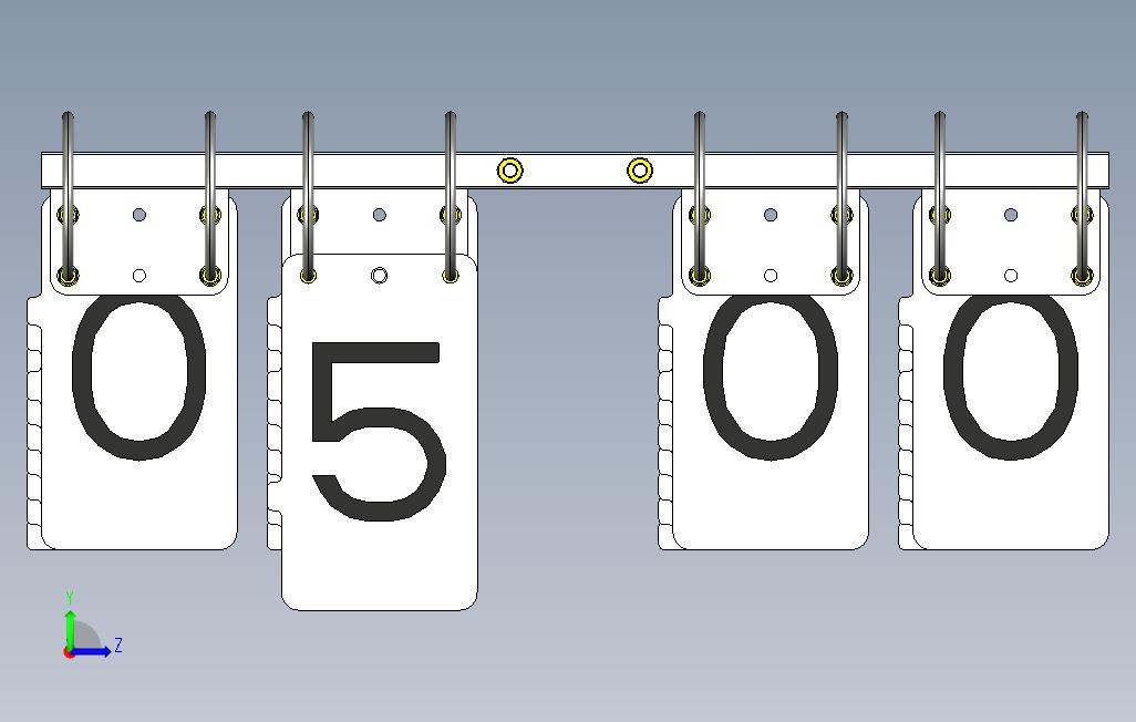简单记分器 左侧视图