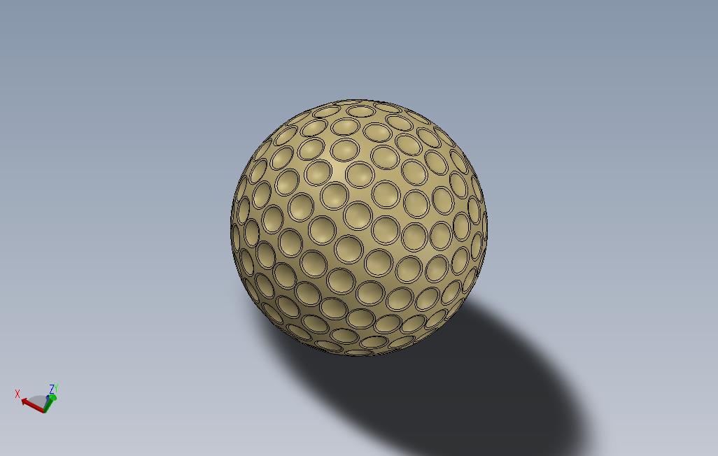 金色高尔夫球