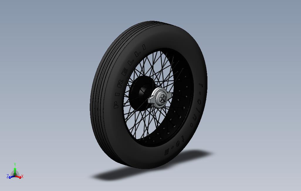 阿尔法罗密欧P2的轮子