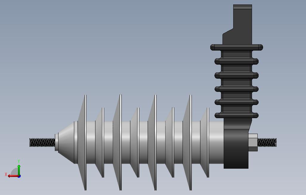 避雷器6KV-1KV-18KV麦克林 背面视图