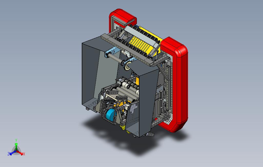 FRC217ApexRobotics583号机器人车3D模型图纸STEP格式就绪