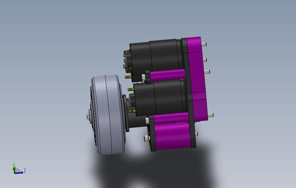 Inverted775pro齿轮箱3D模型图纸Solidworks设计