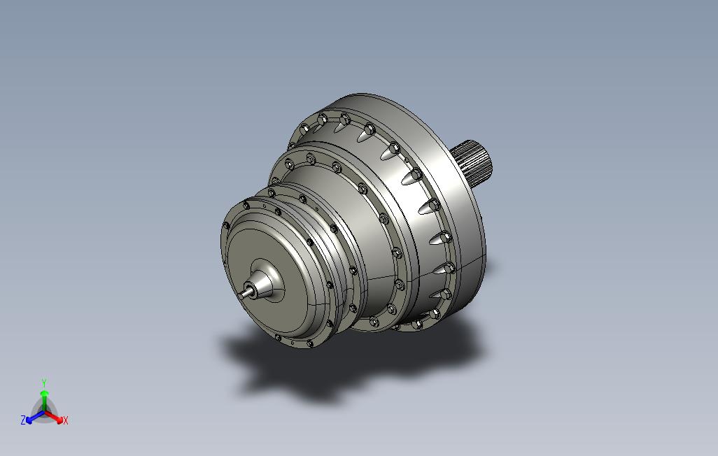 行星齿轮变速箱3D模型（Solidworks软件打开）