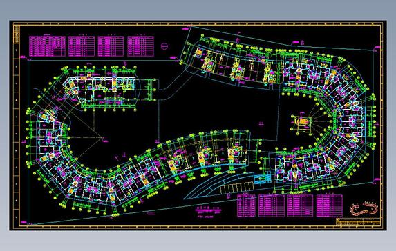 深圳万科温馨家园建筑施工图